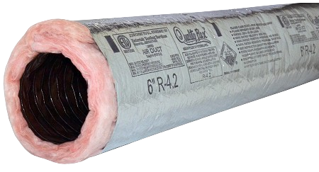 Gray Polyester Insulated Flex Duct